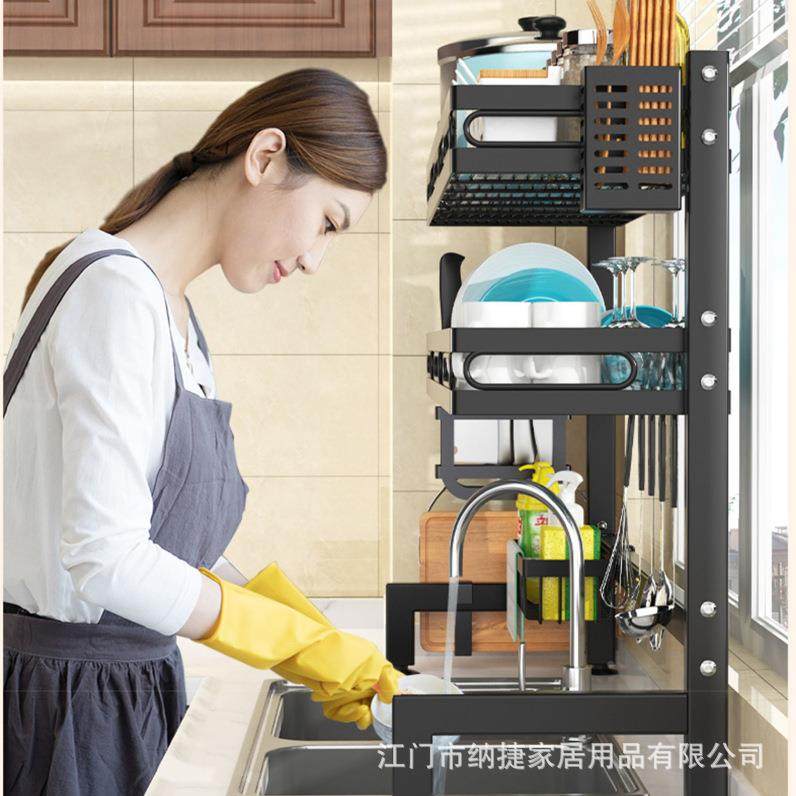 款6222A厨房洗水槽置物台面沥架水架碗水池碗池碗筷碟收纳整理
