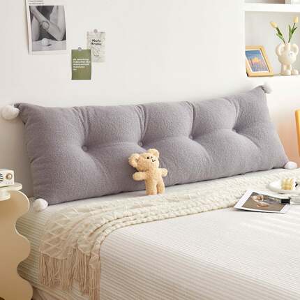 床软包靠枕腰靠垫护沙发头抱枕65556928可拆洗靠背榻大榻米床上儿