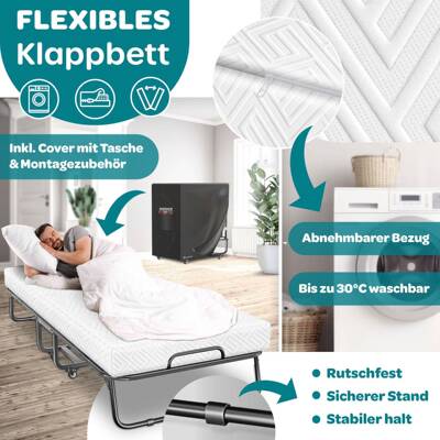 折叠床人金属框架厚加记忆棉IAS床垫便携式成人客单用床民宿备用