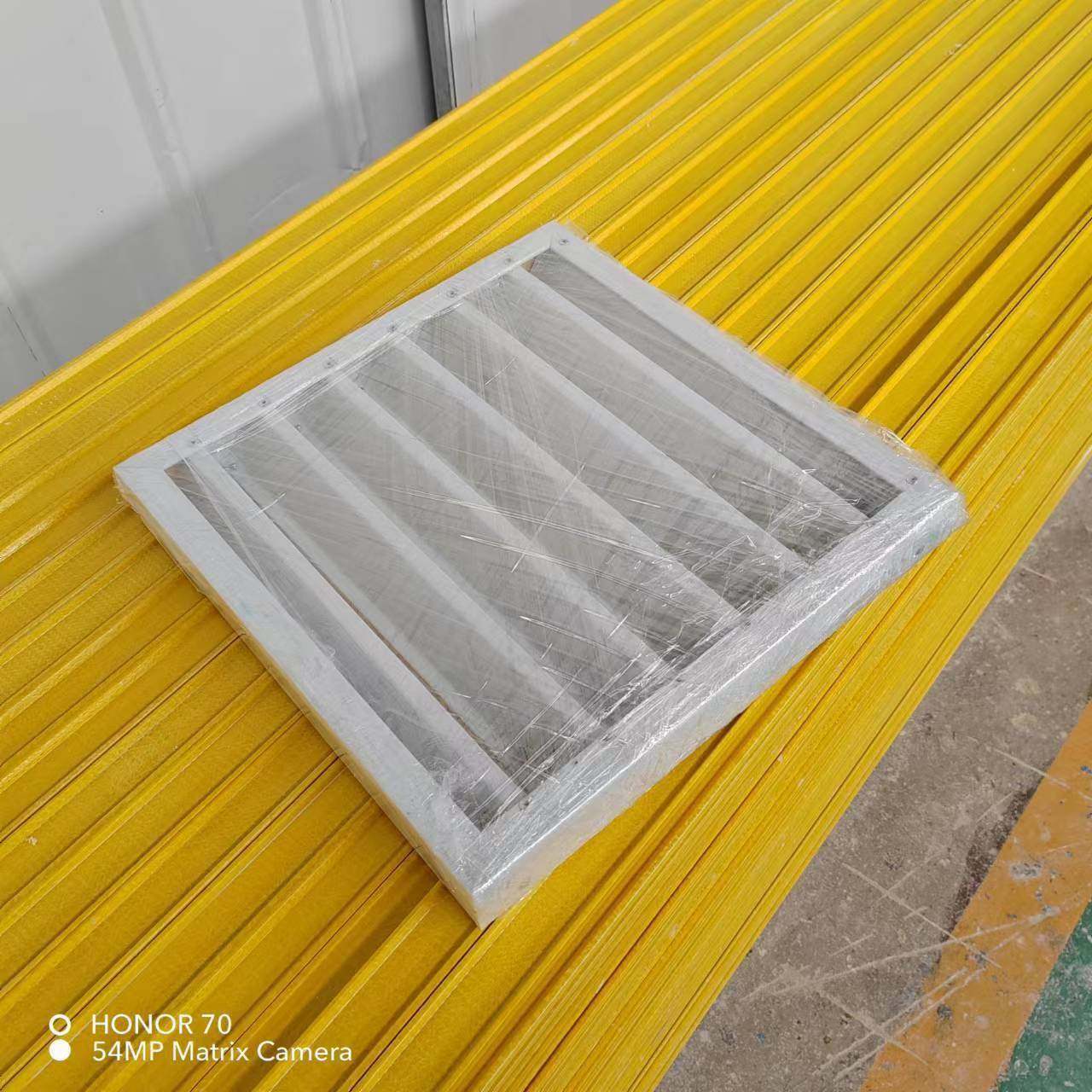 WHC玻侧璃型钢材耐腐蚀百叶窗固定百叶出颜风百叶色可选