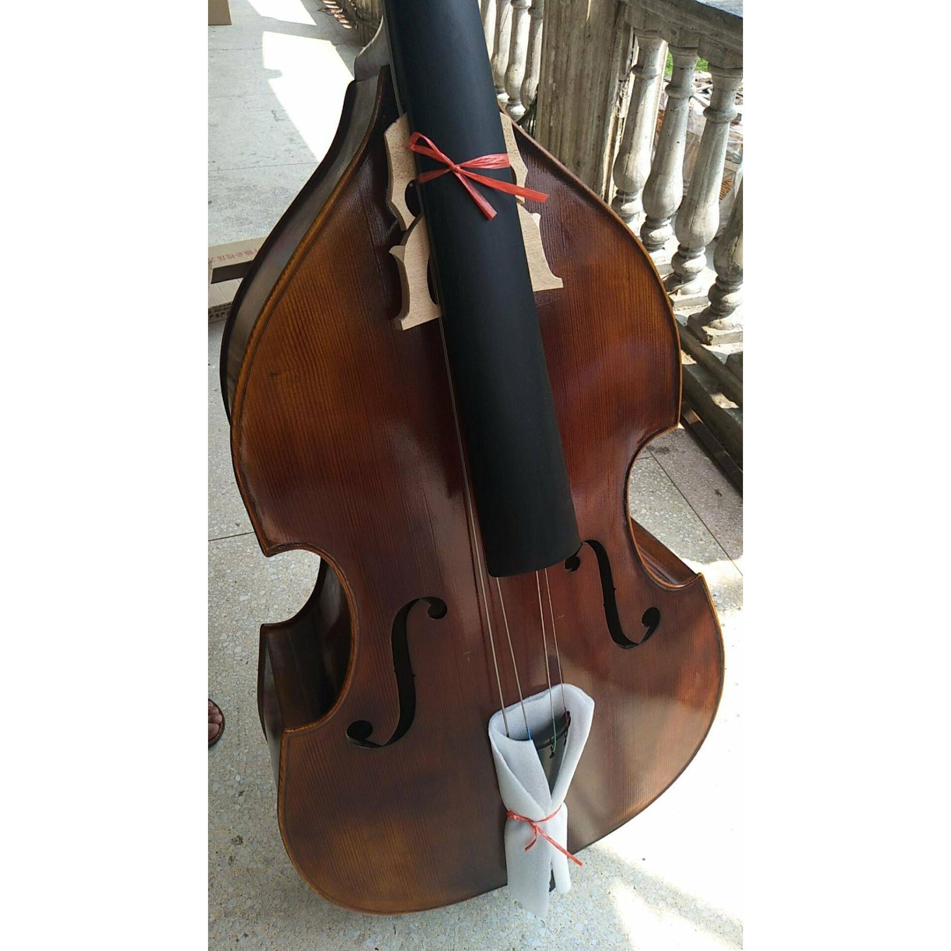 通灵手工作实木低音大提琴司倍大提130琴制贝手工油漆