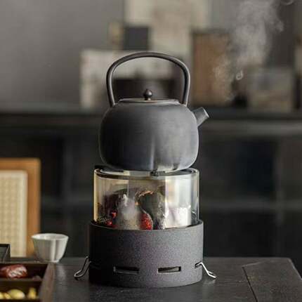 宜室茶火还围炉煮茶日式炉事可观炭炉家用茶户室煮外明煮茶ICL炉