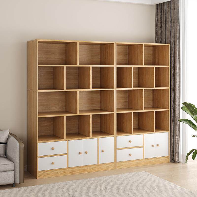 家用书架客厅展柜多层柜带子自由合组书柜收纳柜S063门置物架储示