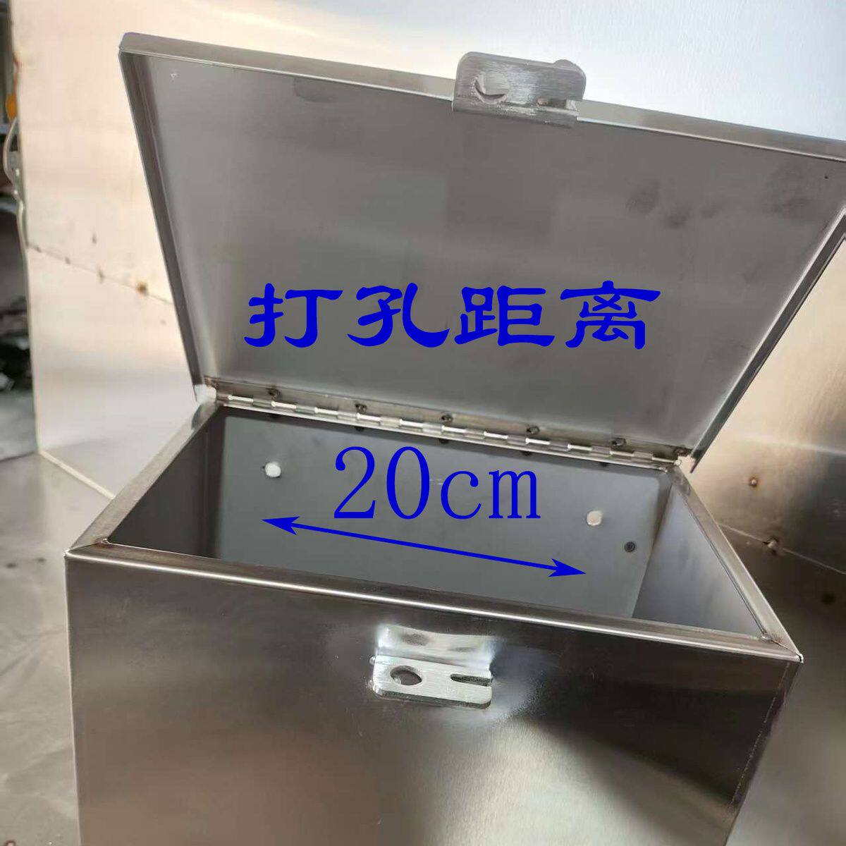 全304不锈钢工具箱三轮车不锈钢箱子摩托车边箱不锈钢储物箱加厚