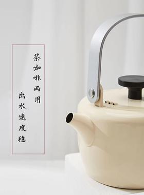 家用烧烧水壶大容量提梁壶茶30钢TM19604不锈泡茶壶高颜值户外露