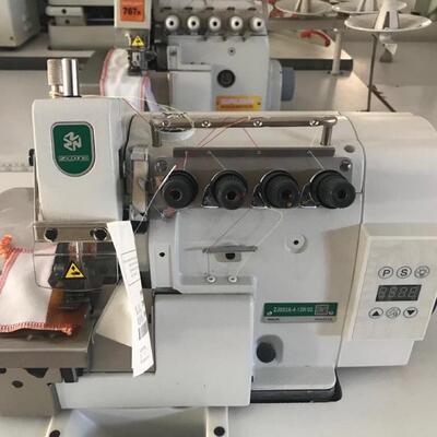 中捷直电锁边脑机工驱业缝纫机缝纫机锁边包边EOK机机销售