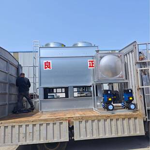 式循环冷却塔厂UOY家非标不锈钢耐腐蚀温设闭备降节能省水闭冷式