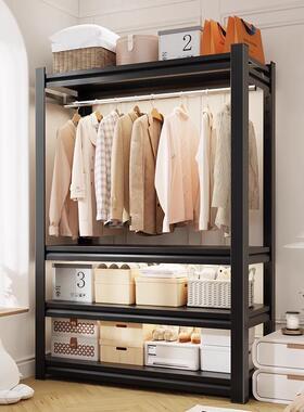 式货架衣ZCI柜架家用出租房用开放衣架多层落地衣帽室多功能挂衣