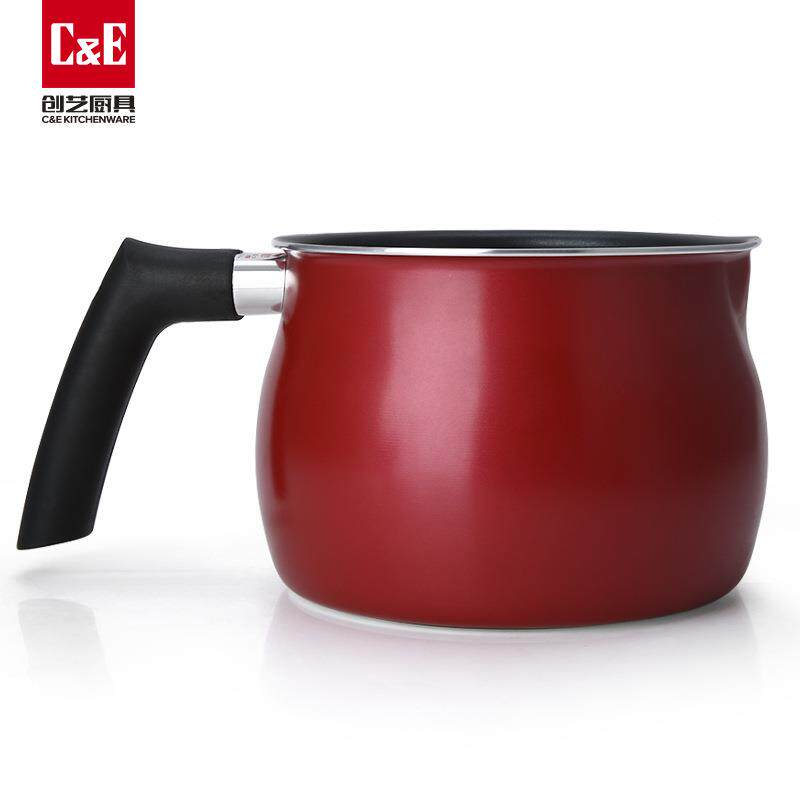 &E创艺奶锅带滤网煲功汤热防烫手柄现代简约风多奶能锅15CMC厨房