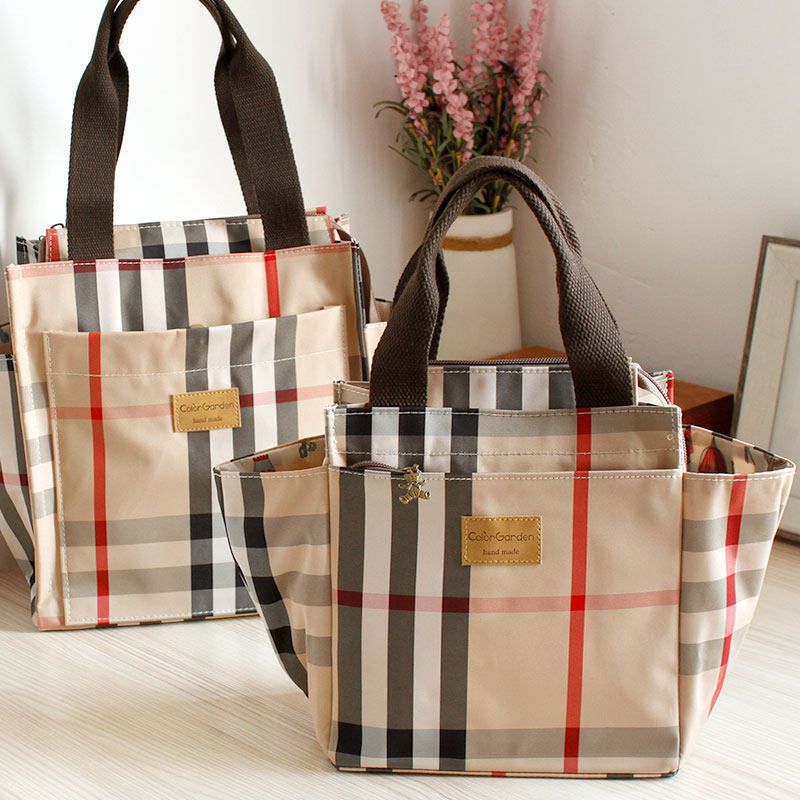 经典优质防水牛津布侧袋饭盒包逛街溜娃妈咪包多口袋方便使用带饭