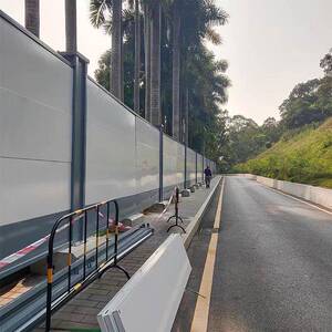 结钢构围挡新筑型建彩钢施围墙工钢结构围市政工程钢架构地铁彩钢