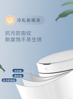 B4TV智能垃桶应式家用自F76S7J59动感厕所卫生间客厅in厨房隔臭尿