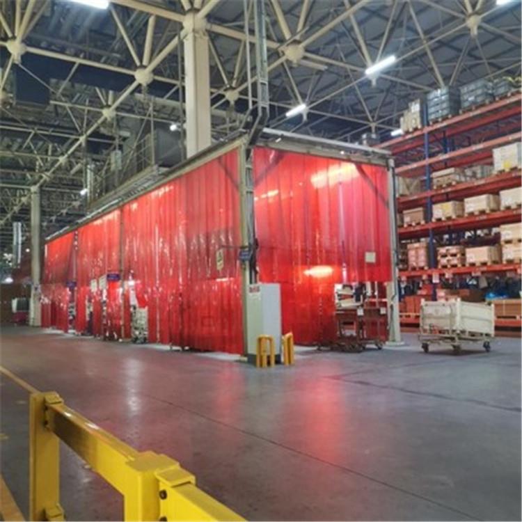 弧不透料明防光热隔断PVC塑防风保暖隔家商用工厂3门帘整卷包邮
