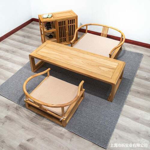 桌榆阳台榻榻米窗中式茶几桌矮木老新坐小地木桌日式93小桌子茶实