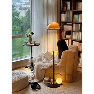 式中古客厅落地灯691落日氛法师围灯式卧室床头设计复古沙发旁立