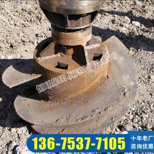 电力螺旋钻孔挖基掘机机改装 螺旋打桩机房桩屋建筑地打341挖改钻