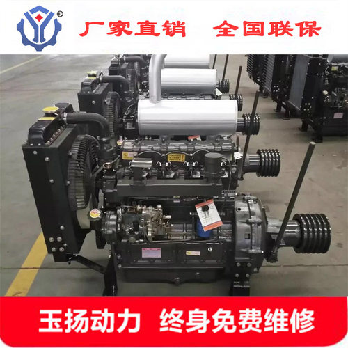 潍坊ZH4102P四缸柴油机 42kw千瓦配套开沟机木屑机专用4102发动机