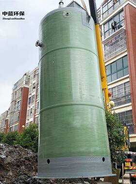 体一体化智能预提YBM升泵站一式制泵站市政管网玻璃钢泵站