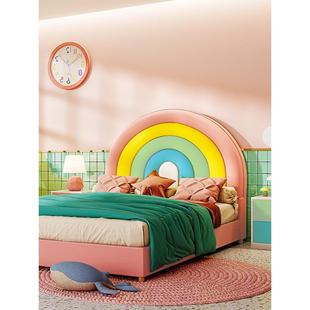 MB5美BBM609 儿6房男孩女G孩软包床头板榻榻童米单人靠背实木 1式