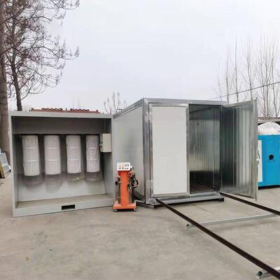 全套喷塑设业高备烤漆房工烤箱烘干固化HZU房温五金喷漆环保喷塑