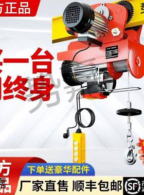 微型电动葫芦20V家YDN用型吊道机05吨两用新款轨吊机多2功能小升