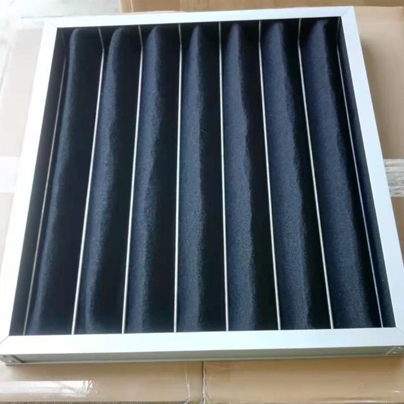 活性炭过滤器板式活性炭过滤器袋式活性炭过滤器除异味铝框折叠式