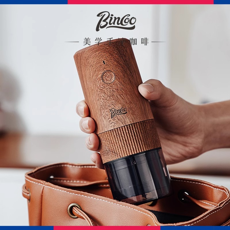Bincoo电动磨豆机意式手冲咖啡研磨机小型家用全自动磨咖啡豆机
