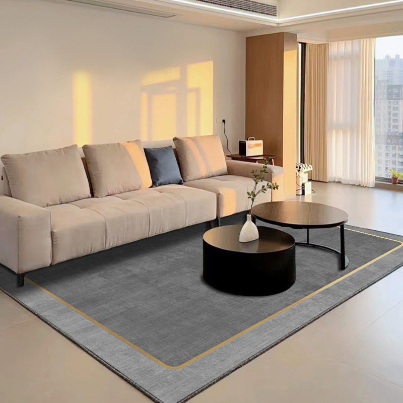 灰色地毯客厅家用卧室茶几毯大面积全铺免洗可擦可裁剪加厚地垫子,居家布艺,地毯,淘宝优惠券,粉丝福利购,淘宝优惠卷