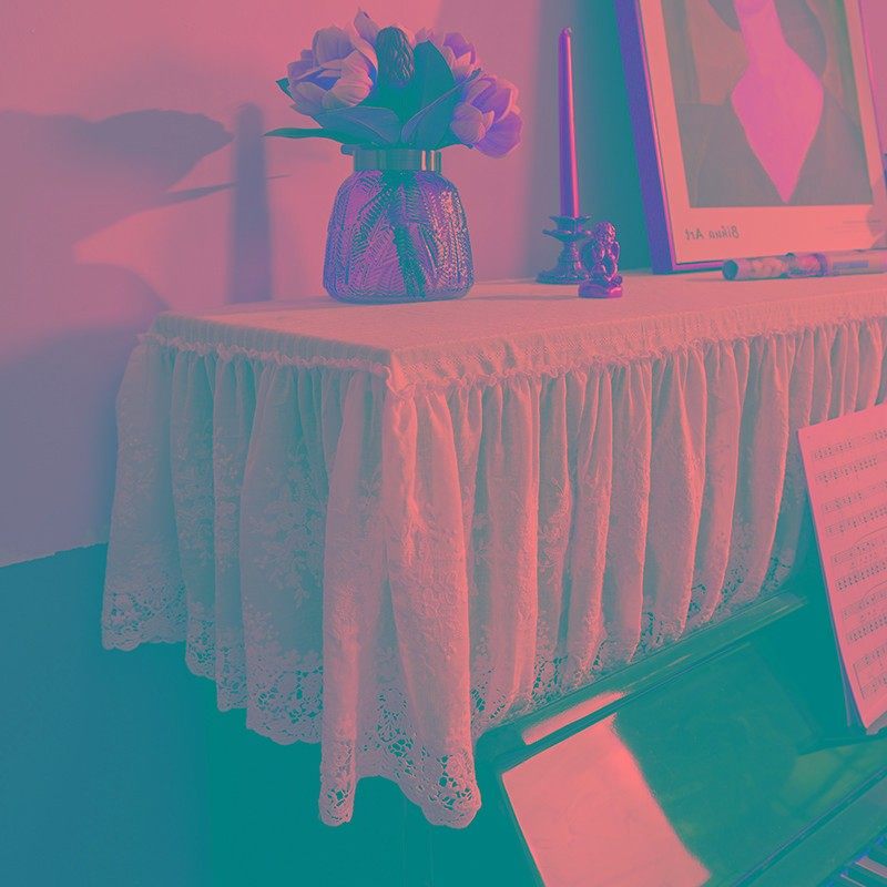 防水高档蕾丝钢琴罩盖布防尘保护罩电钢琴半罩全罩琴凳套罩椅子罩