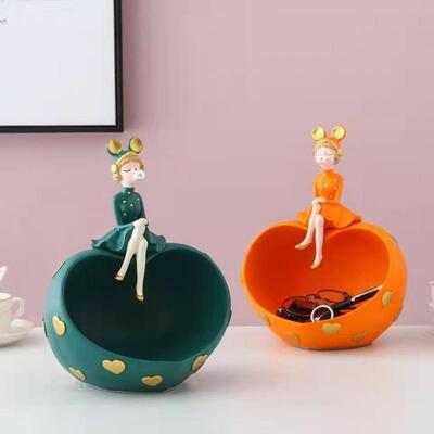 爱北心泡泡孩玄关钥匙收纳摆家件女客厅电视柜居装饰6855乔迁新居