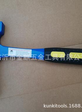 金麒牌平头鸭地质锤-嘴地质锤K808FB泥0工600g锤砖锤