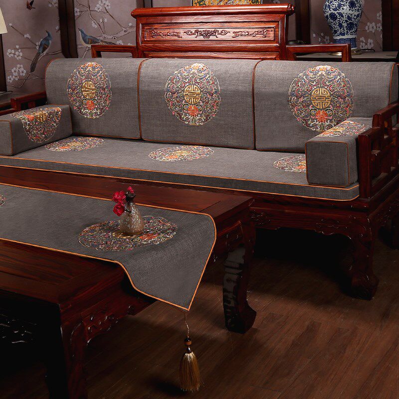 红木椅子沙发坐垫带靠背实木家具乳胶垫罗汉床垫五件套椰棕座椅垫,居家布艺,沙发垫,淘宝优惠券,粉丝福利购,淘宝优惠卷