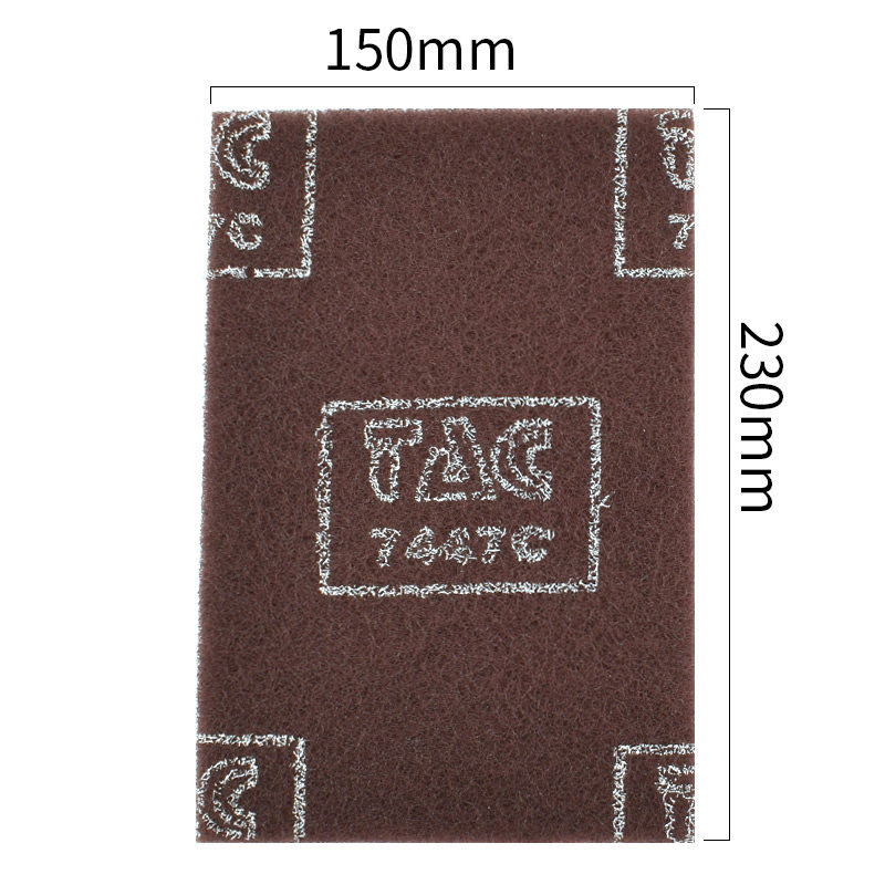 tac7447c工业用百洁布抛光布320目家具底漆打磨设备除锈菜瓜布片