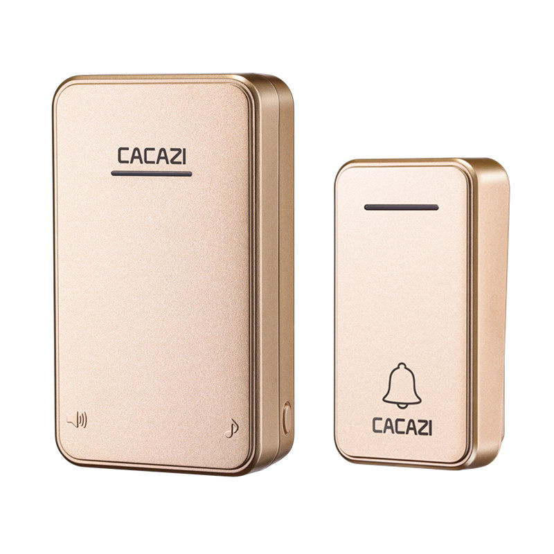 自发电门铃无线家用不用电池远距离遥控防水门铃穿墙一拖二大音量