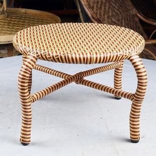 云南藤椅藤凳圆凳子圆桌子矮凳喝茶凳茶几凳换脚凳卧室凳
