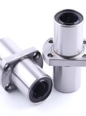 304整体不锈钢中间切边法兰直线轴承SLMHC8 10 12 16 20 25 30LGA