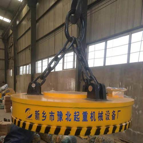 起重机电磁铁高频强磁电磁吸盘超强力废钢装卸起重机电磁吸盘