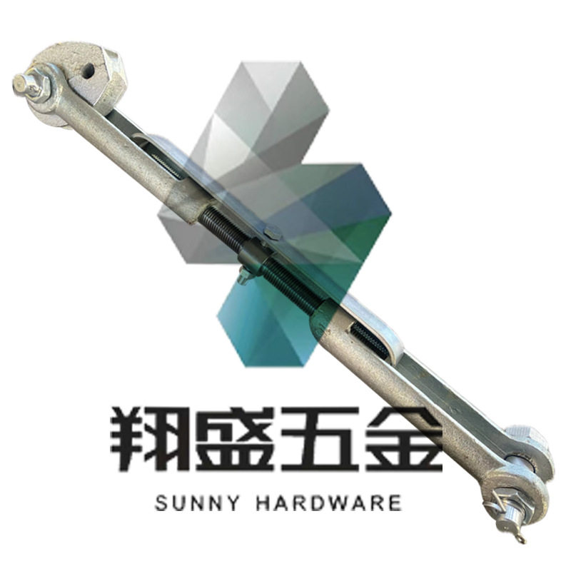 船用加套环花兰船用工程钢丝绳收紧镀锌调节连接件起重索具螺旋扣