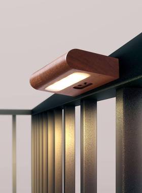 棒实好木室内夜外居家照明光敏感应小灯走68895廊通道太阳能充电