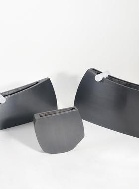 新中饰式F1252S黑色古金属花瓶装桌面摆件复式家居样板房客厅玄中