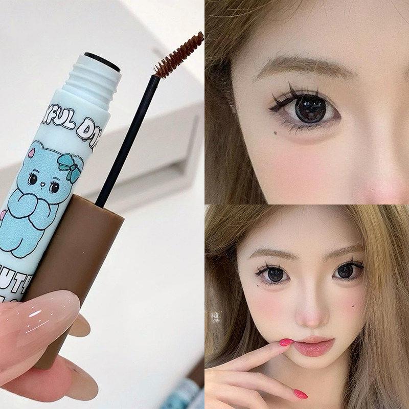 染眉膏浅色韩系眉毛染色膏花洛莉眉膏女棕色染眉膏防水持久不掉色