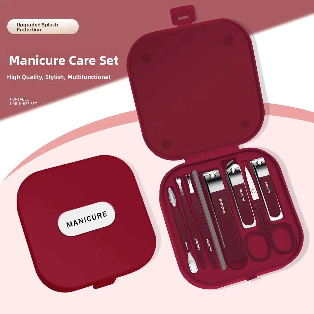 【下单立减50】家用加厚防飞溅指甲刀套装多功能指甲钳修甲工具