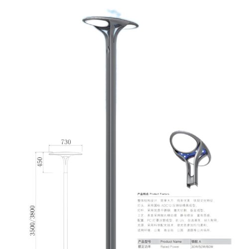 皇广景观路灯领航A-商业街公园道路出口品质厂家带安装