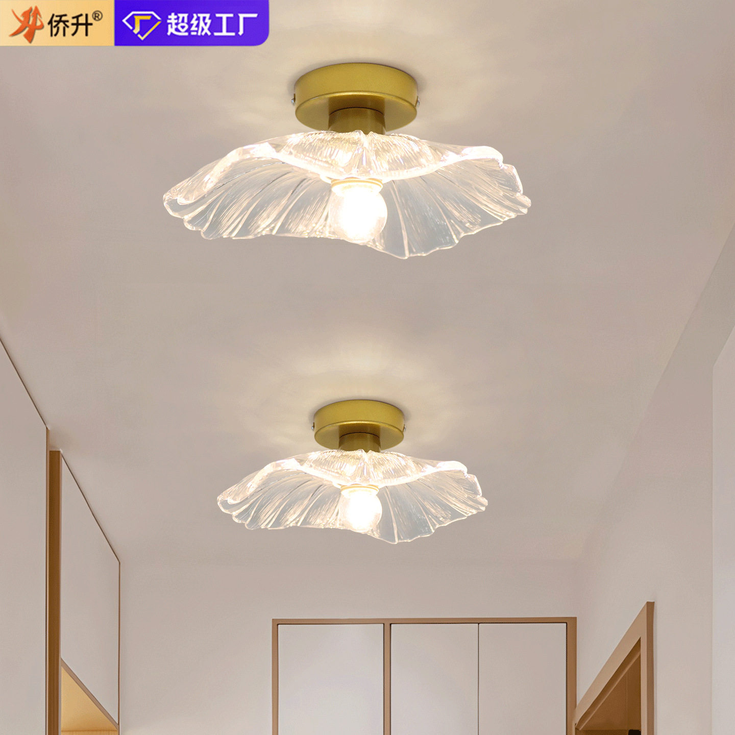 过道灯led走廊灯具氛围灯中山阳台灯具衣帽入户玄关灯创意吸顶灯