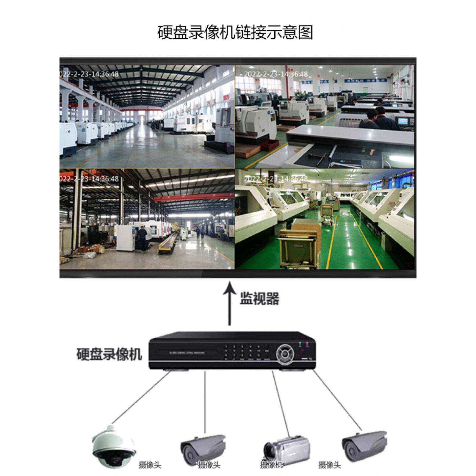 4K监控专用显示屏工业显示器32寸43/50/55/65高清液晶监视器挂墙