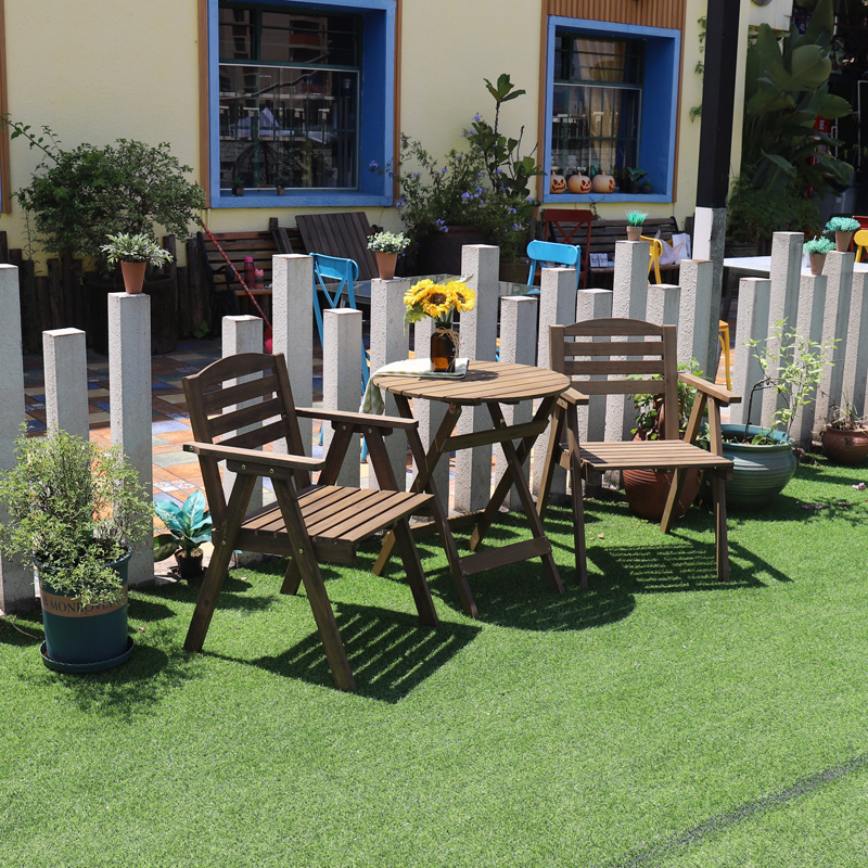 实木可折叠桌子宿舍简易家用小方桌便携式庭院阳台休闲桌椅野餐桌