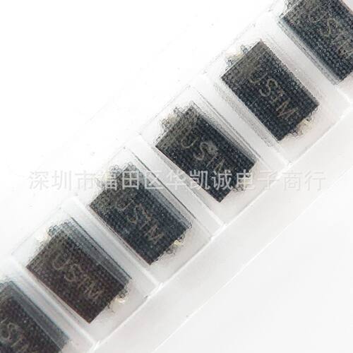 US1M 超快恢复二极管1A1000V SMA 贴片HER107/UF4007 一盘2K=60元