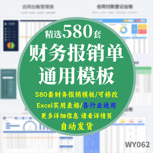 报销单Excel表格差旅报销单出差费财务旅差费经费支出报销单模板