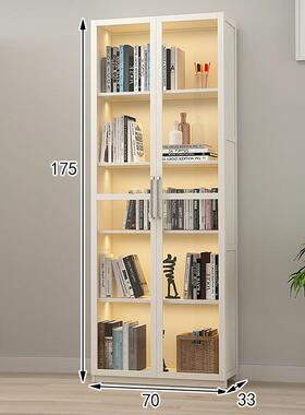 透地美明ONQ展示柜式柜落防尘约网红书架带玻璃门书收纳柜自由组