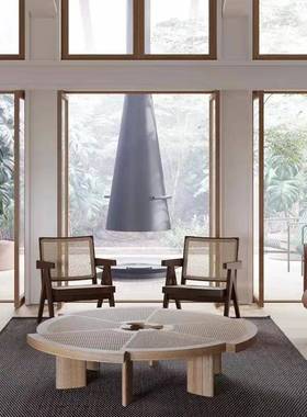 印尼藤HAW茶编原木休闲洽民宿小户型茶桌形整装谈几桌环异保漆茶